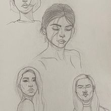 Mi proyecto del curso: Sketchbook de retrato: explora el rostro humano. Un proyecto de Bocetado, Dibujo, Dibujo de Retrato, Dibujo artístico y Sketchbook de rodriguezmatajennifer - 28.08.2022