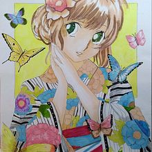 Mi proyecto del curso: Coloreado con marcadores para dibujo manga. Traditional illustration, Comic, Color Theor, and Manga project by Gloria Candioti - 08.28.2022