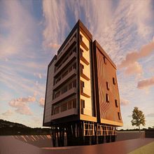 My project for course: Modeling for Parametric Buildings with Revit . Projekt z dziedziny 3D,  Architektura, Architektura wnętrz,  Modelowanie 3D, Architektura cyfrowa i Wizualizacja architektoniczna użytkownika ali selo - 28.08.2022