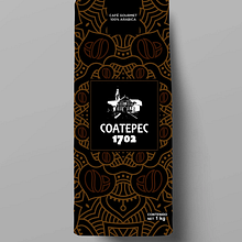 CAFÉ COATEPEC diseño de envase. Design, Graphic Design, Packaging, and Product Design project by Alejandra López - 08.29.2022