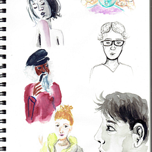 My project for course: Illustration Techniques to Unlock your Creativity. Design, Traditional illustration, Fine Arts, Painting, Creativit, Creating with Kids, and Sketchbook project by Clara Qualls - 08.29.2022