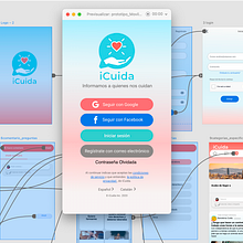 Webapp social iCuida. App Design, Design, and UX / UI project by Conchita Pineda - 08.29.2022