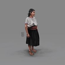 PAISANA. Traditional illustration, Concept Art, and Character Design project by Dolche FarNiente - 08.29.2022