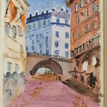 Il mio progetto del corso: Rappresentazione architettonica ad acquerello Ein Projekt aus dem Bereich Traditionelle Illustration, Skizzenentwurf, Zeichnung, Aquarellmalerei, Architektonische Illustration und Sketchbook von simonalanfredini - 29.08.2022