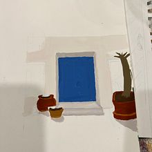 My project for course: Gouache Techniques for Sketchbook Illustration. Un proyecto de Ilustración tradicional, Bocetado, Creatividad, Dibujo, Pintura a la acuarela, Sketchbook y Pintura gouache de Janet Courrege - 30.08.2022