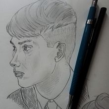 Meu projeto do curso: Caderno de retratos: explore o rosto humano. Projekt z dziedziny Sketching,  R, sunek, Portret,  R, sunek art, st, czn i Sketchbook użytkownika Isaque de Matos Silva - 30.08.2022