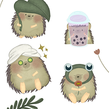 My project for course: Kawaii Illustration: Create Charming Characters. Traditional illustration, Character Design, and Manga project by Franciele Feijó - 08.30.2022