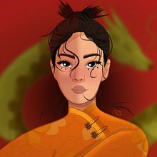  👘🐉🌸 . % Natasha Iurck tarafından hazırlanan Geleneksel illüstras, Ve on projesi - 08.30.2022