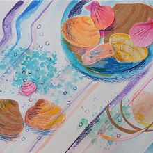 My project for course: Illustrating Nature: A Creative Exploration. Un progetto di Illustrazione tradizionale, Pittura, Disegno, Pittura ad acquerello, Illustrazione con inchiostro e Illustrazione naturalistica di Denise DESENEPART - 30.08.2022