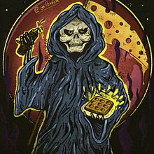 Death of a Waffle. Projekt z dziedziny Tradycyjna ilustracja,  Malarstwo,  Rysunek, Rysunek cyfrowy i Malarstwo cyfrowe użytkownika Giovana Negrão - 29.08.2022