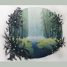 Mój projekt z kursu: Malowanie nastrojowych pejzaży techniką gwaszu. Traditional illustration, Painting, and Gouache Painting project by asia_lusnia - 08.30.2022