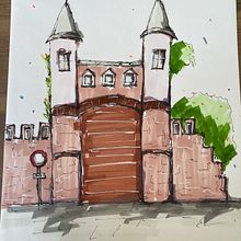 My project for course: Expressive Architectural Sketching with Colored Markers. Projekt z dziedziny Sketching,  R, sunek,  R, sunek architektoniczn, Sketchbook,  R i sunek atramentem użytkownika toineg - 31.08.2022