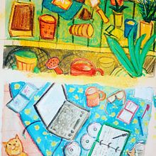 My project for course: Exploratory Sketchbook: Find Your Drawing Style. Traditional illustration, Sketching, Creativit, Drawing, Sketchbook, and Gouache Painting project by Jill Taylor - 08.31.2022