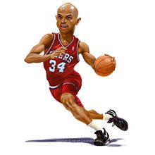 Charles Berkley Caricature Illustration. Un progetto di Illustrazione tradizionale di Rob Snow - 05.01.2022