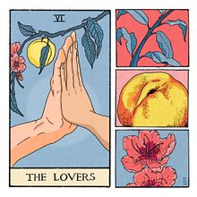 The Lovers - Tarot card series no.1. Un progetto di Illustrazione tradizionale di Andrea - 31.08.2022