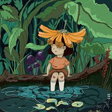 The little fairy - Children's book illustration sample. Un progetto di Illustrazione infantile, Illustrazione digitale e Illustrazione tradizionale di Andrea - 31.08.2022