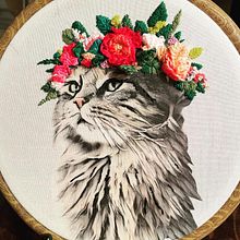 My project for course: Photo Embroidery on Fabric. Projekt z dziedziny Fotografia,  Kolaż, Papercraft, Stemple,  Haft, DIY, Wzornictwo tekst i liów użytkownika Paolina Ro - 31.08.2022