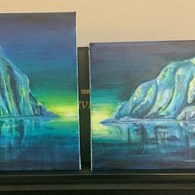 My project for course: Introduction to Acrylic Landscape Painting Ein Projekt aus dem Bereich Traditionelle Illustration, Malerei, Malerei mit Acr und l von emilyanimals_art - 01.09.2022