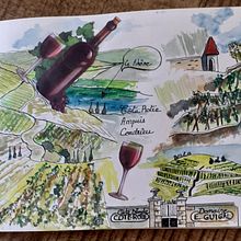 Mon projet du cours : Carnet de voyage à l’aquarelle. Projekt z dziedziny Trad, c, jna ilustracja, Malowanie akwarelą,  R, sunek architektoniczn i Sketchbook użytkownika miland_josephine - 01.09.2022