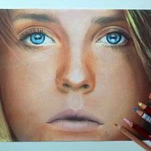 My project for course: Realistic Chalk Pastel Portraits . Ilustrasi tradisional, Seni Rupa, Menggambar, Menggambar Potret, Dan Gambar Realistis proyek oleh Светлана Новикова - 08.30.2022