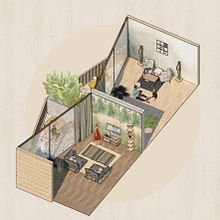 My project for course: ArchViz with Rhino 3D: Design Projects with Style. Een project van 3D, Architectuur, Digitale illustratie,  3D-modellering, Digitale architectuur y Architecturale visualisatie van kaloyan_marinov99 - 31.08.2022