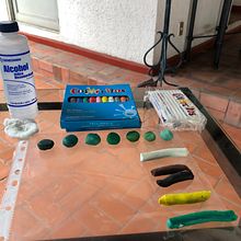 Primera pintura de plastilina y mi proyecto final de pintura en plastilina . Arts, Crafts, Fine Arts, Painting, and Creating with Kids project by Andrea Margarita Saracho Amieva - 09.01.2022