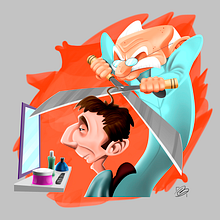 Meu projeto do curso: Pintura digital de personagens: ilustre com luz e cor. Projekt z dziedziny Trad, c, jna ilustracja, Projektowanie postaci, Ilustracja c, frowa, Malarstwo c i frowe użytkownika Bruno Eschenazi - 01.09.2022