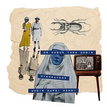 My project for course: Artistic Mixed-media Collages. Projekt z dziedziny  Kolaż, Ilustracja c, frowa, Projektowanie c, frowe, Ilustracja w i dawnicza użytkownika Ástríður Guðríðardóttir - 01.09.2022