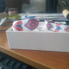 Mi proyecto del curso: Diseño y creación de joyería con mostacillas para mi y mi hijita.. Un progetto di Design di accessori, Artigianato, Design di gioielli e Fiber Art di misol08 - 28.08.2022