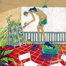 Il Calendario del gigante / proposta per Città del sole. Een project van Traditionele illustratie van Maria Teresa Palladino - 01.05.2022