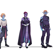 Projeto final: Elfos da lua. Een project van Traditionele illustratie, Animatie, Ontwerp van personages, Videogames y Videogame-ontwerp van antoniomartinsrios - 02.09.2022