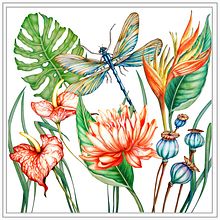 Flower illustrations. Un progetto di Illustrazione tradizionale, Disegno a matita e Disegno con matite colorate di Gyongyi Nagy - 02.09.2022