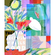 Together Because It Feels Good - Print. Un proyecto de Ilustración tradicional de Lucy Sherston - 05.11.2021