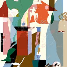 Love - Exhibition Flags. Un proyecto de Ilustración tradicional y Estampación textil de Lucy Sherston - 05.08.2018