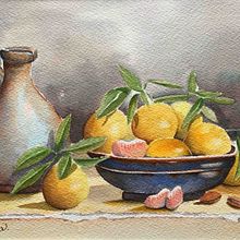 Natures mortes. Fine Arts, Painting, Drawing, Watercolor Painting, and Realistic Drawing project by Alain Huger - 09.02.2022
