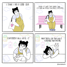 Instagram comic. Traditional illustration, and Comic project by Chiara Meloni - 09.02.2022