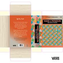 Vans vs Penguin Collaborative Shoebox. Design project by Scotty B - 09.02.2022