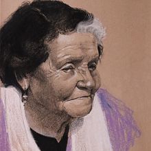Mamá Chabela. Portrait Drawing, and Fine Arts project by Alonso Palomino - 09.02.2022