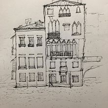 Mi proyecto del curso: dibujo arquitectónico expresivo con marcadores de colores. Sketching, Drawing, Architectural Illustration, Sketchbook & Ink Illustration project by nicolas parra - 09.03.2022