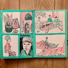 Mi proyecto del curso: Sketchbook para principiantes: aprende a dibujar tu entorno . Traditional illustration, Sketching, Creativit, Drawing, and Sketchbook project by Pascale Colin - 09.03.2022