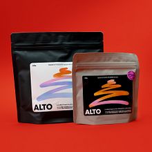 Alto Coffee — packaging. Packaging, Design, Graphic Design, and Art Direction project by Clara Briones Vedia - 09.03.2022