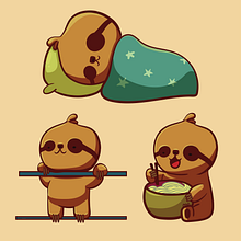 My project for course: Kawaii Illustration: Create Charming Characters. Projekt z dziedziny Trad, c, jna ilustracja, Projektowanie postaci i Manga użytkownika domes123tika - 03.09.2022