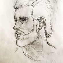 Mi proyecto del curso: Sketchbook de retrato: explora el rostro humano. Un projet de Esquisse , Dessin, Dessin de portrait, Dessin artistique , et Carnet de croquis de deika - 03.09.2022