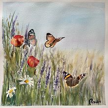 Mi proyecto del curso: Ilustración naturalista con acuarela y carboncillo. Un proyecto de Ilustración tradicional, Pintura e Ilustración naturalista				 de Rocío González - 04.09.2022