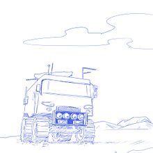 WIP Page drafts - Altan's Trailer. Traditional illustration project by S J Smith - 09.04.2022