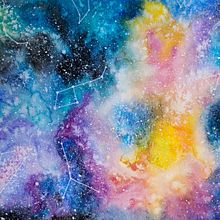 Projet final _ Aquarelle expérimentale. Traditional illustration, Painting, and Watercolor Painting project by marine_clauzier - 09.04.2022