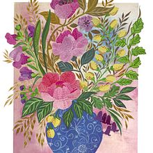 Mi proyecto del curso: Ilustración floral con gouache Ein Projekt aus dem Bereich Digitale Illustration, Botanische Illustration und Gouachemalerei von pgundert - 05.09.2022