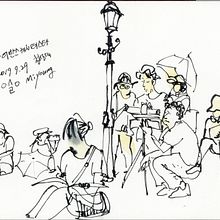 Seoul Life Drawing. Un projet de Illustration traditionnelle, Esquisse , Dessin au cra, on, Dessin, Illustration numérique, Aquarelle, Art conceptuel, Broderie, Dessin de portrait, Dessin numérique, Peinture numérique, Carnet de croquis, Dessin anatomique, Dessin aux cra, ons de couleur et Illustration de mode de Miyoung Yi - 05.09.2022