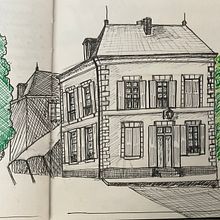Mijn schetsboek na de cursus!. Traditional illustration, Sketching, Drawing, Sketchbook & Ink Illustration project by Marc Van Der Wiel - 09.05.2022