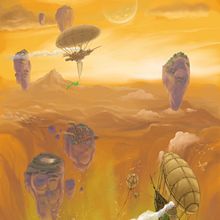 "Die Wolkenfahrer" - freie Illustration. Digital Illustration, Digital Drawing, Digital Painting, Traditional illustration, Concept Art, and Creativit project by Adrian Sonnberger - 09.05.2022